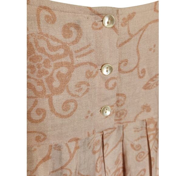 Gudrun Sjoden Pink Elisabeth Organic Cotton Linen Dress Women Size XL NWT - Picture 4 of 6